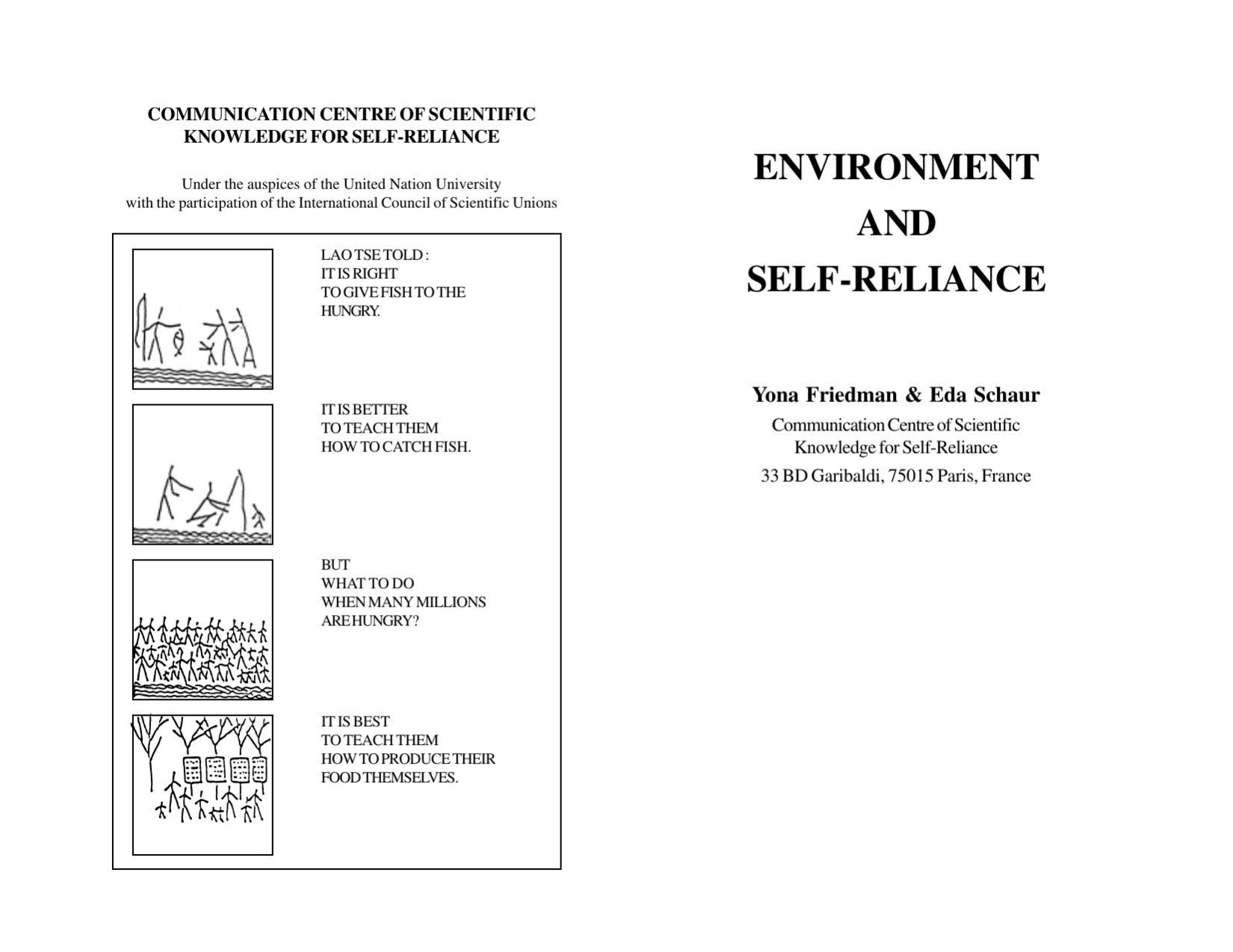 Environment and Self Reliance